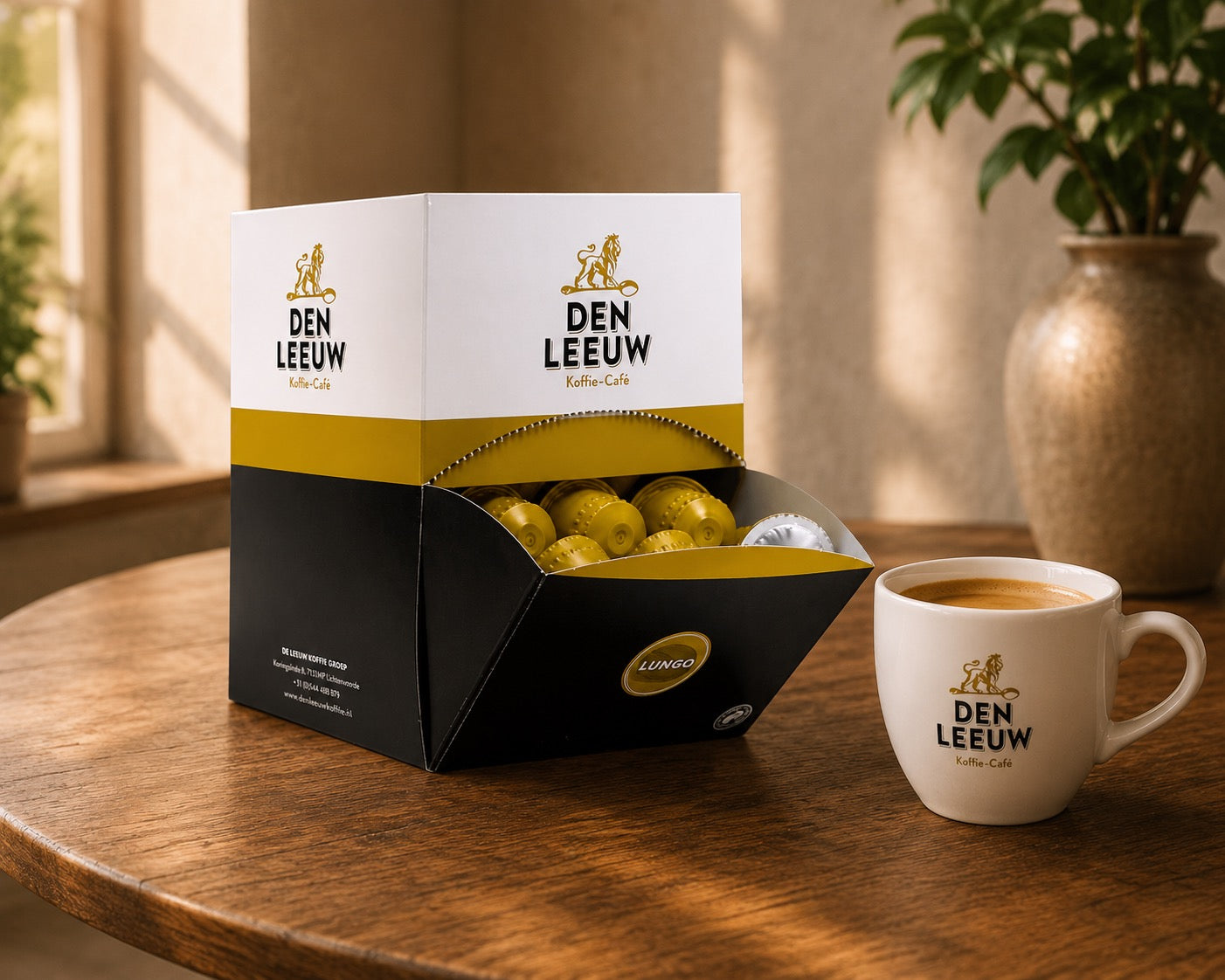 DEN LEEUW LUNGO 80 CUPS