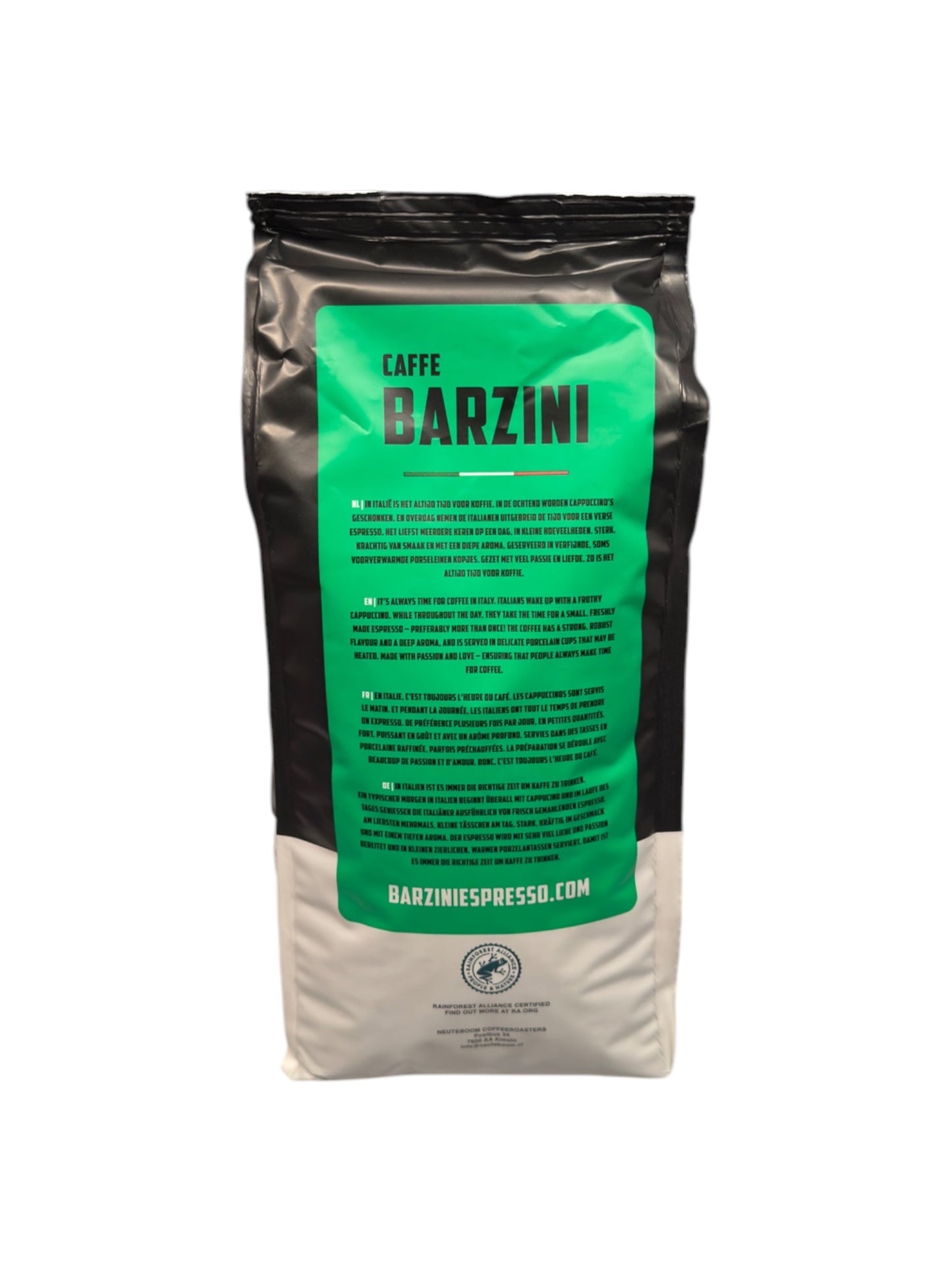 Barzini Medium Roast koffiebonen 1 kg
