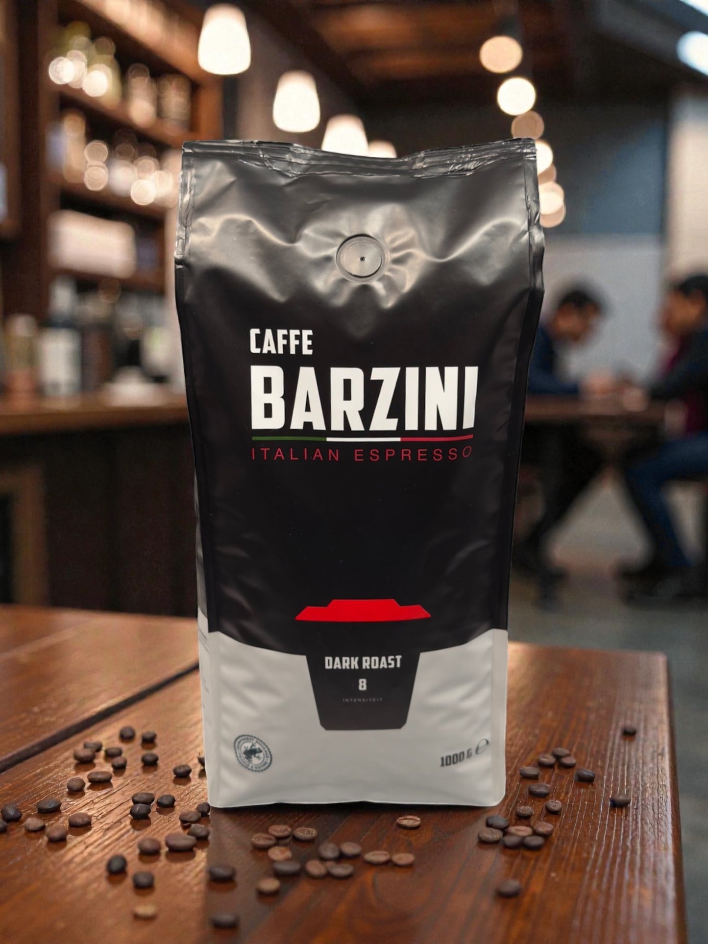 Barzini koffiebonen dark roast 1 kg